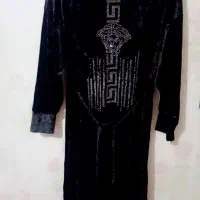 مانتو مخمل پیراهنی