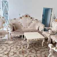 مبل سلطنتی ۹ نفره|مبلمان خانگی و میز عسلی|قائن, |دیوار