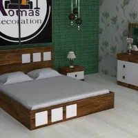 تخت سرویس خواب دو نفره ویکنفره.ملامینه ضدخش شرکتی|تخت و سرویس خواب|تهران, شهرک ابوذر|دیوار