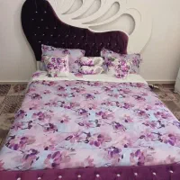 تخت خواب دو نفره با روتختی