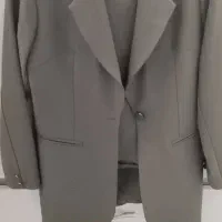 مانتوشلوار کجراه رنگ یشمی سایز ۴۲ .نو نو|لباس|فرخشهر, |دیوار