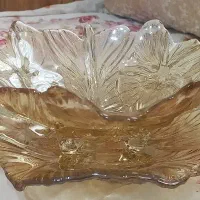 ظرف کاسه و بشقاب زیر و روی زنگاری قدیمی آمریکایی