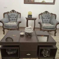 ست کامل مبلمان کلاسیک + ناهار خوری و بوفه لوکس