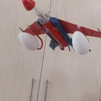 لوستر فلزی طرح هواپیما