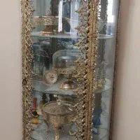 بوفه و آیینه شمعدان برنز