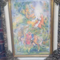 تابلو فرش ماشینی در وسم امام رضا