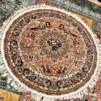قالیچه طرح شکارگاه