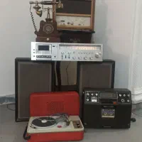 استریو عتیقه ساخت ژاپن و گرام فرانسه