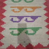 پادری جانماز ترکی پشم اصل|گلیم، جاجیم، گبه|شیراز, لشکری‎|دیوار