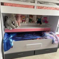 تخت دو طبقه سفارشی ساخت کودک نوجوان|تخت و سرویس خواب|تهران, شهرک مخابرات|دیوار