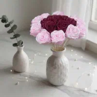 گل  روبانی|گل مصنوعی|چمران, |دیوار