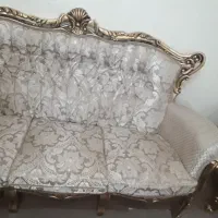 مبل ۹ نفره در حد نو بدون میز و عسلی