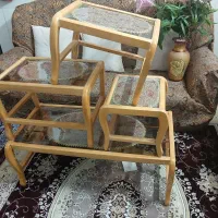 فروش میز عسلی ۴ عدد ترو تمیز و یک عدد میز تلوزیون