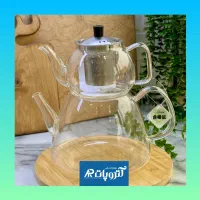 ست کتری و قوری شیشه ای پیرکس( روگازی) شعله مستقیم