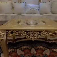 مبل سلطنتی طلایی. طوسی 9 نفره|مبلمان خانگی و میز عسلی|رباطکریم, رباطکریم|دیوار