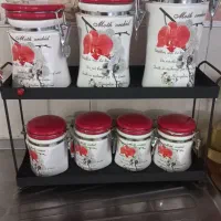 سرویس پا سماوری همراه با جای ادویه