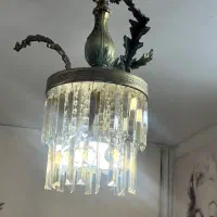 یک جفت لوستر برنجی
