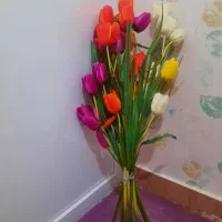 ۵شاخه گل لاله|گل مصنوعی|سنندج, |دیوار