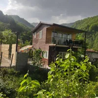 کلبه چوبی جنگلی بهترین لوکیشن  جاده جواهرده