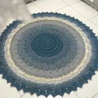 فرشینه و دیوارکوب و رومیزی قلاب بافی