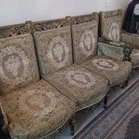 مبل استیل ۸نفره به همراه ناهار خوری ۸نفره