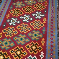 دو عدد گلیم دستباف با نقش و نگار زیبا به فروش می..|گلیم، جاجیم، گبه|بوشهر, |دیوار