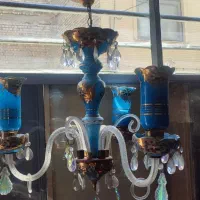 چراغولوستر آب طلای 18اعیار|لوستر و چراغ آویز|اصفهان, بیدآباد|دیوار