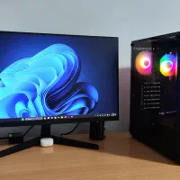 فروش سیستم حرفه‌ای DDR5 با مانیتور و لوازم کامل