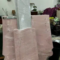 فروش سرویس چوب اتاق کودک (دختر) کار وکیوم وارداتی|تخت و سرویس خواب|آمل, |دیوار