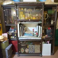 ویترین ۳ تیکه بوفه به همراه زیر تلویزیون