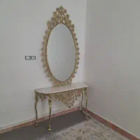 اینه کنسول برنز اصل اصل با میز بزرگ