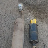 ۳حلقه لاستیک ۱۴ومنبع اگزوز اسپرت وفابریک|قطعات یدکی و لوازم جانبی|کاشان, سلطان امیر احمد|دیوار