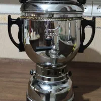 سماور گازی استیل اصل البرز۶لیتری کاملانو