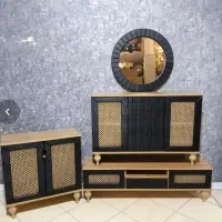 ست آینه کنسول میز tvو جاکفشی|بوفه، ویترین، کنسول|تهران, نعمت‌آباد|دیوار