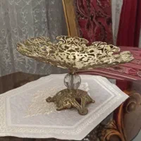 ظرف میوه پایه دار برنز