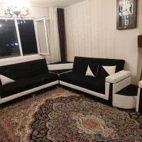 مبل دسته چرم ده نفری