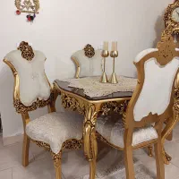 مبل سلطنتی به همراه میز نهارخوری