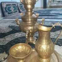 لوازم برنجی نو ۵ تیکه