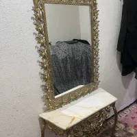 آینه کنسول تمام برنز