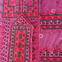 لباس چرخ دوز مشابه دست دوز