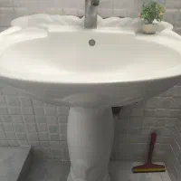 سنگ روشویی کامل با لوازم جنس درجه یک