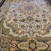 ۲ جفت فرش  6 متری دستبافت قم مارک دار