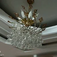 یک جفت لوستر کریستال