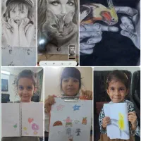 اموزش با تخفیف.نقاشیخط طراحی سیاه قلم|خدمات آموزشی|پرند, فاز ۵|دیوار