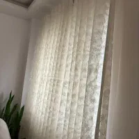 پرده حریر سفید