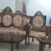 فروش یک دست مبل سلطنتی بسیار تمیز|مبلمان خانگی و میز عسلی|کاشان, آیت الله سعیدی|دیوار
