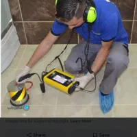 مهندس و کارشناس اول در تشخیص ترکیدگی لوله نشت یابی