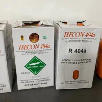 گاز R404 و روغن کمپرسور SL68 سانیسو ۴لیتری