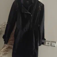 سرهمی و مانتو مشکی زنانه