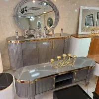 میزتلوزیون وآینه‌کنسول لوکس wood|بوفه، ویترین، کنسول|تهران, شهید رجایی|دیوار